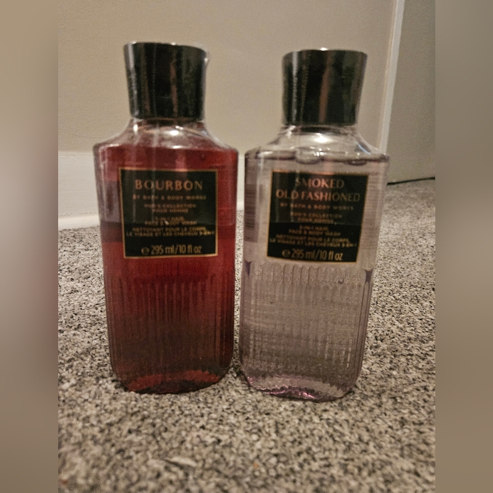 Bath & Body Works Bourbon and Smoked Old Fashioned Body Wash Set